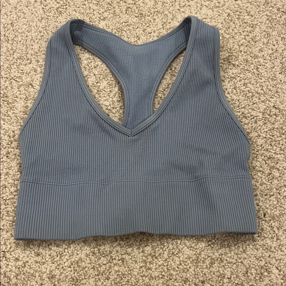 Gilly Hicks Blue Ribbed Tank